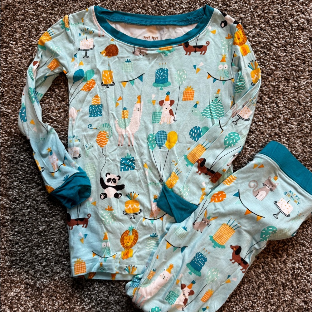 3T Little Sleepies Birthday Pajamas